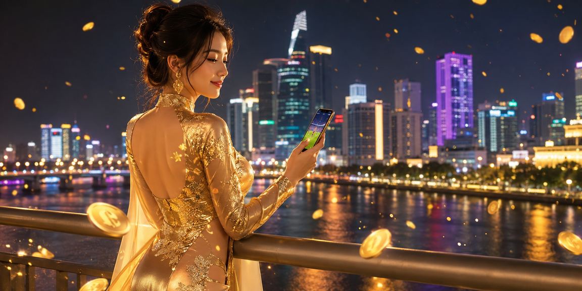 Phụ nữ mặc áo dài trải nghiệm cá cược thể thao trực tuyến tại Thành phố Hồ Chí Minh